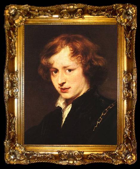 framed  DYCK, Sir Anthony Van Self Portrait (detail) 12f, ta009-2